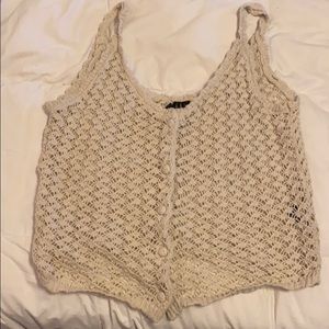 mid cropped tank top